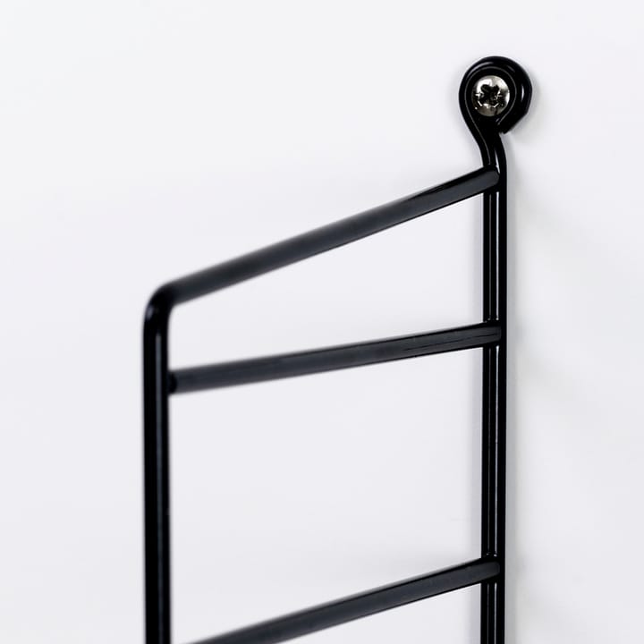 String gulv gavle, sort, 200x30cm, 1-pak String