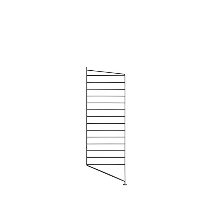 String gulv gavle - sort, 85x30cm, 1-pak - String