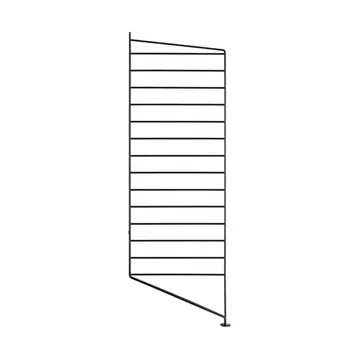 String gulv gavle - sort, 85x30cm, 1-pak - String