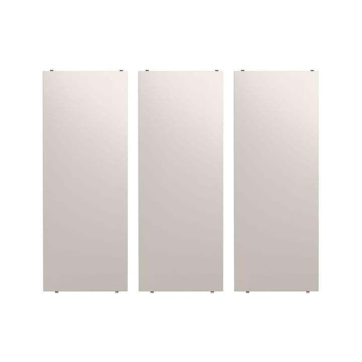 String hylde, beige, 78x30 cm, 3-pak String