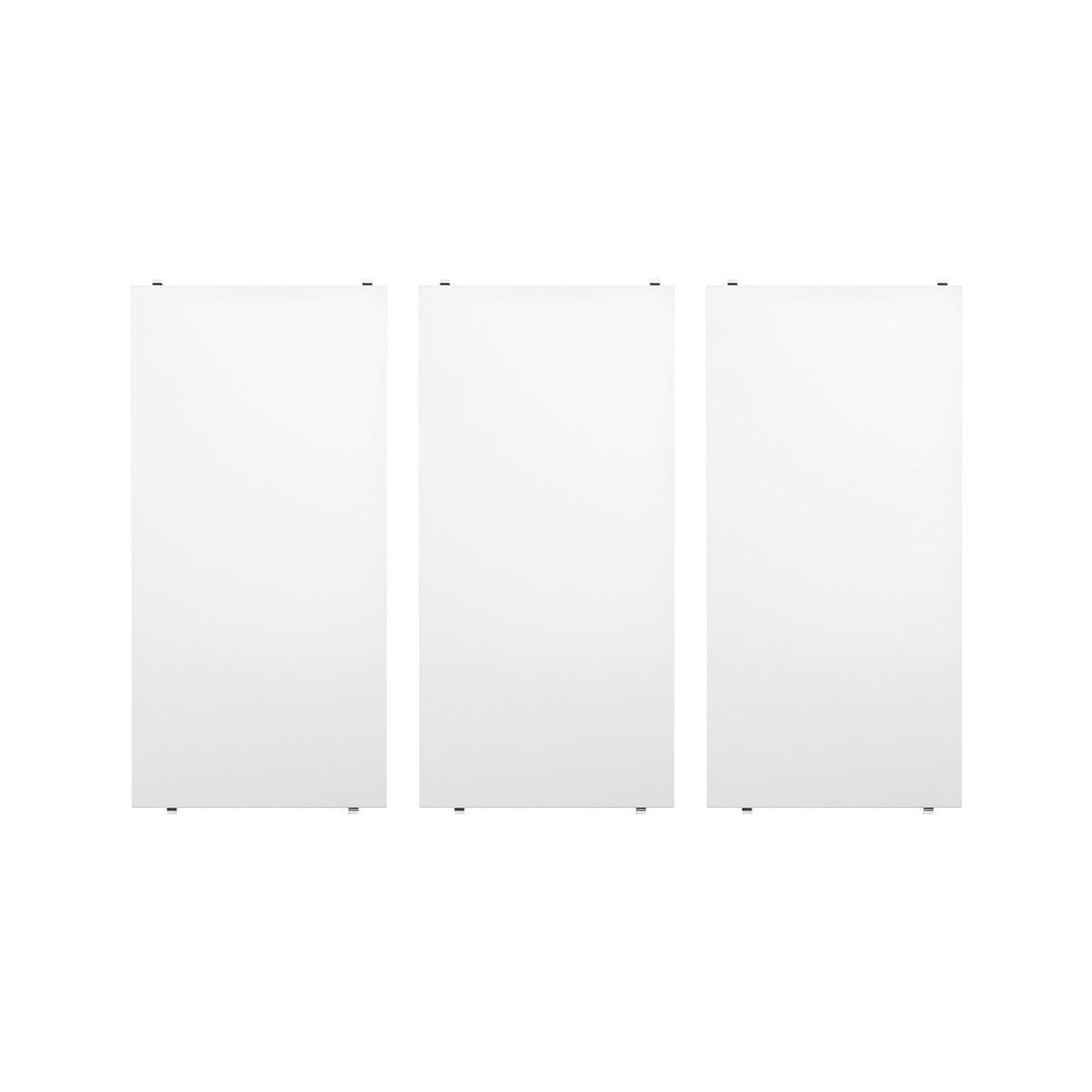 String hylde hvid, 58x30 cm, 3-pak | Skandinavisk Design | Hylder & reolsystemer | Hvid