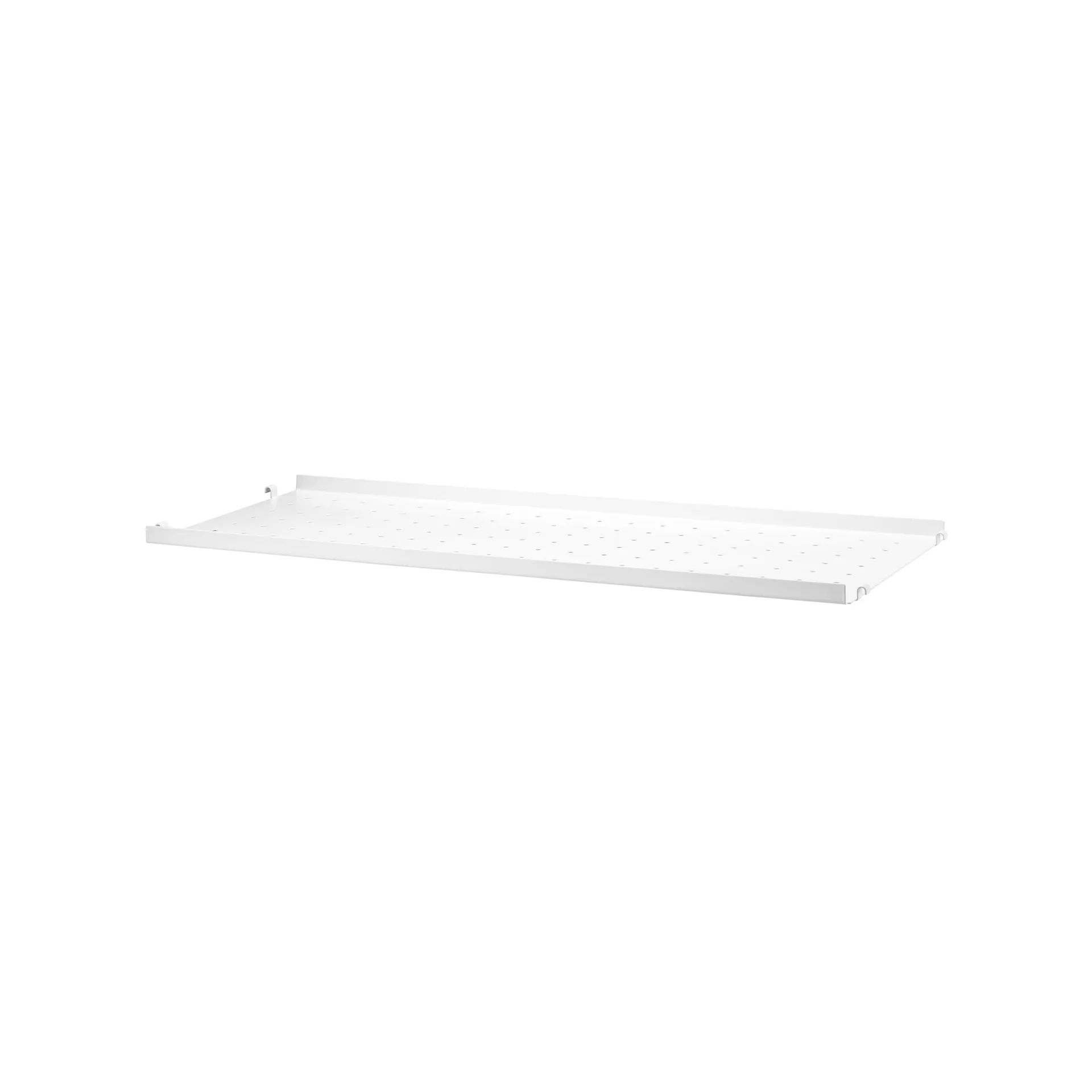 String hylde metal, hvid, 78x20 cm, lav kant String