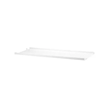 String hylde metal - hvid, 78x20 cm, lav kant - String