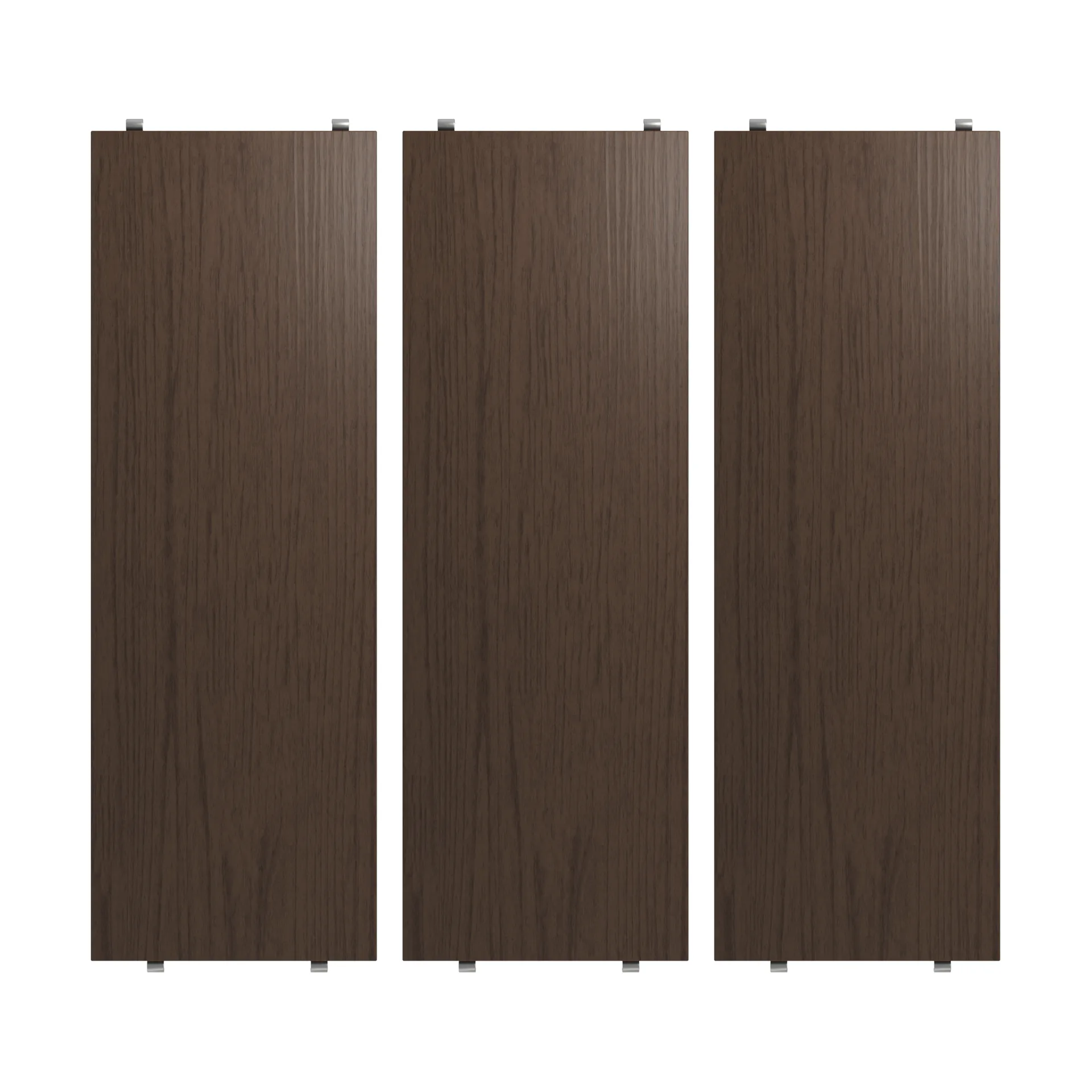 String hylde, Mørk eg, 58x20 cm, 3-pak String