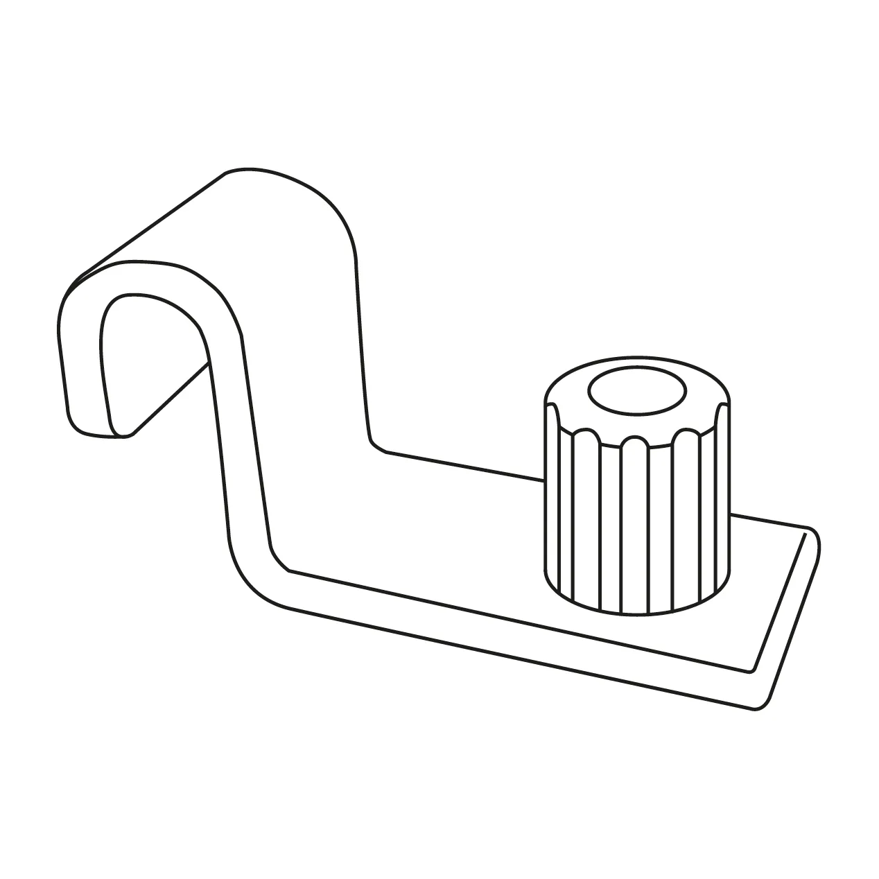 String hyldebærere reservedel 4-pak, Metal String