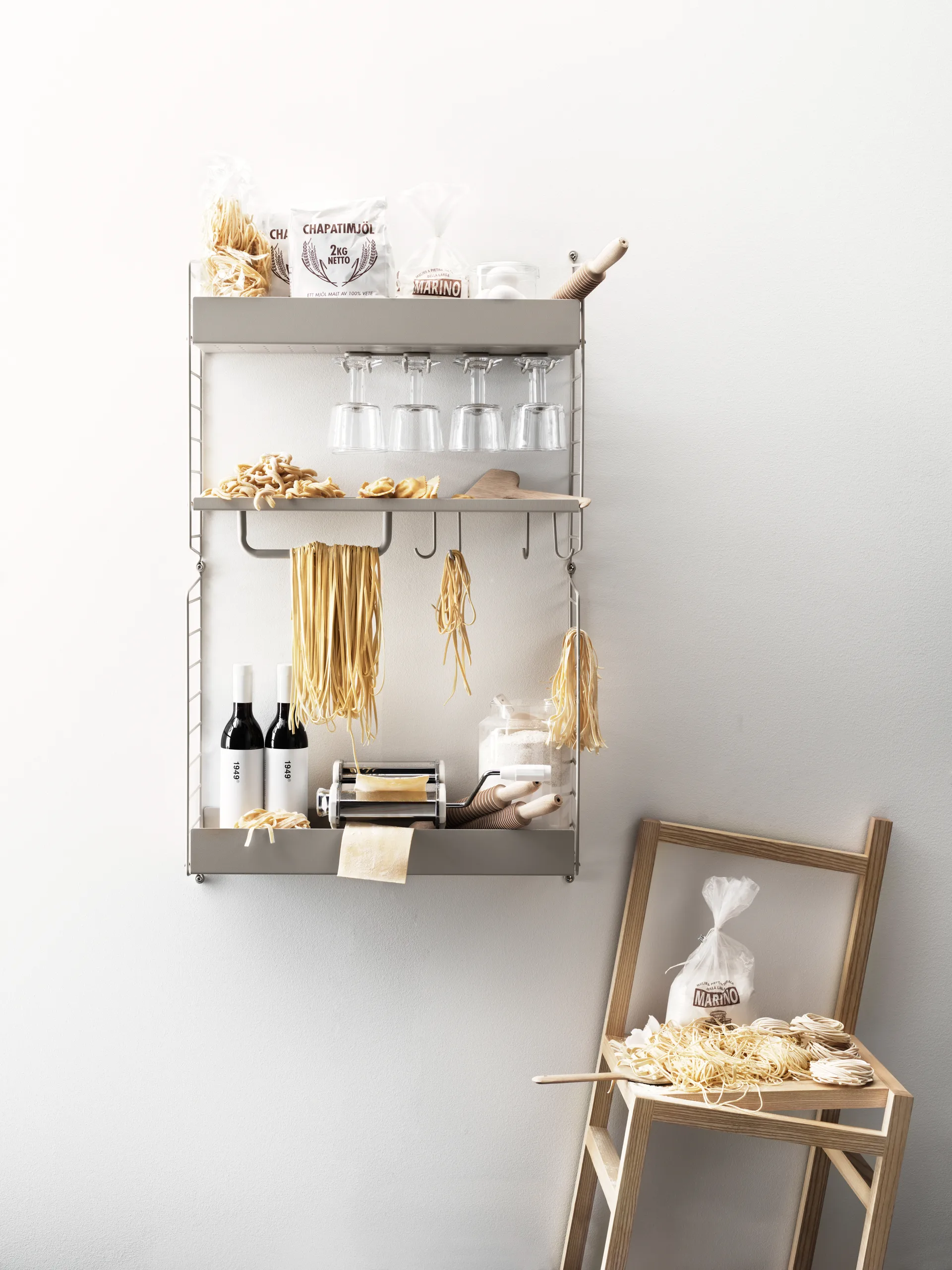 String j-krog 5-pak, Rustfrit stål String