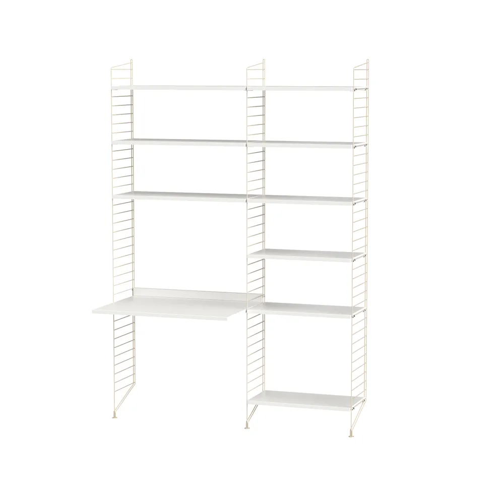 String kontor hvid & beige - Kombination B String