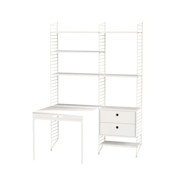 String kontor hvid & beige - Kombination E - String