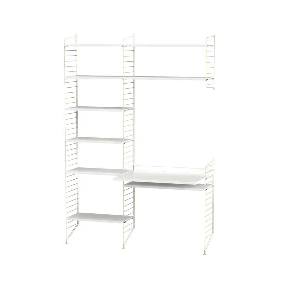 String kontor hvid & beige - Kombination G,  String