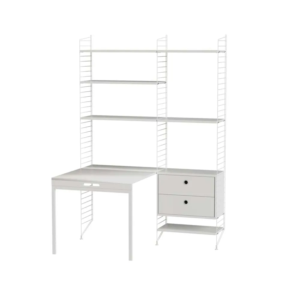 String kontor hvid - Kombination E String