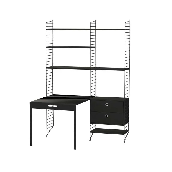 String kontor sort - Kombination E - String