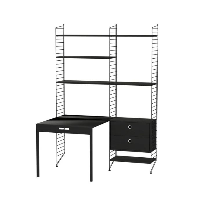 String kontor sort - Kombination E - String