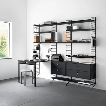 String kontor sort - Kombination E - String