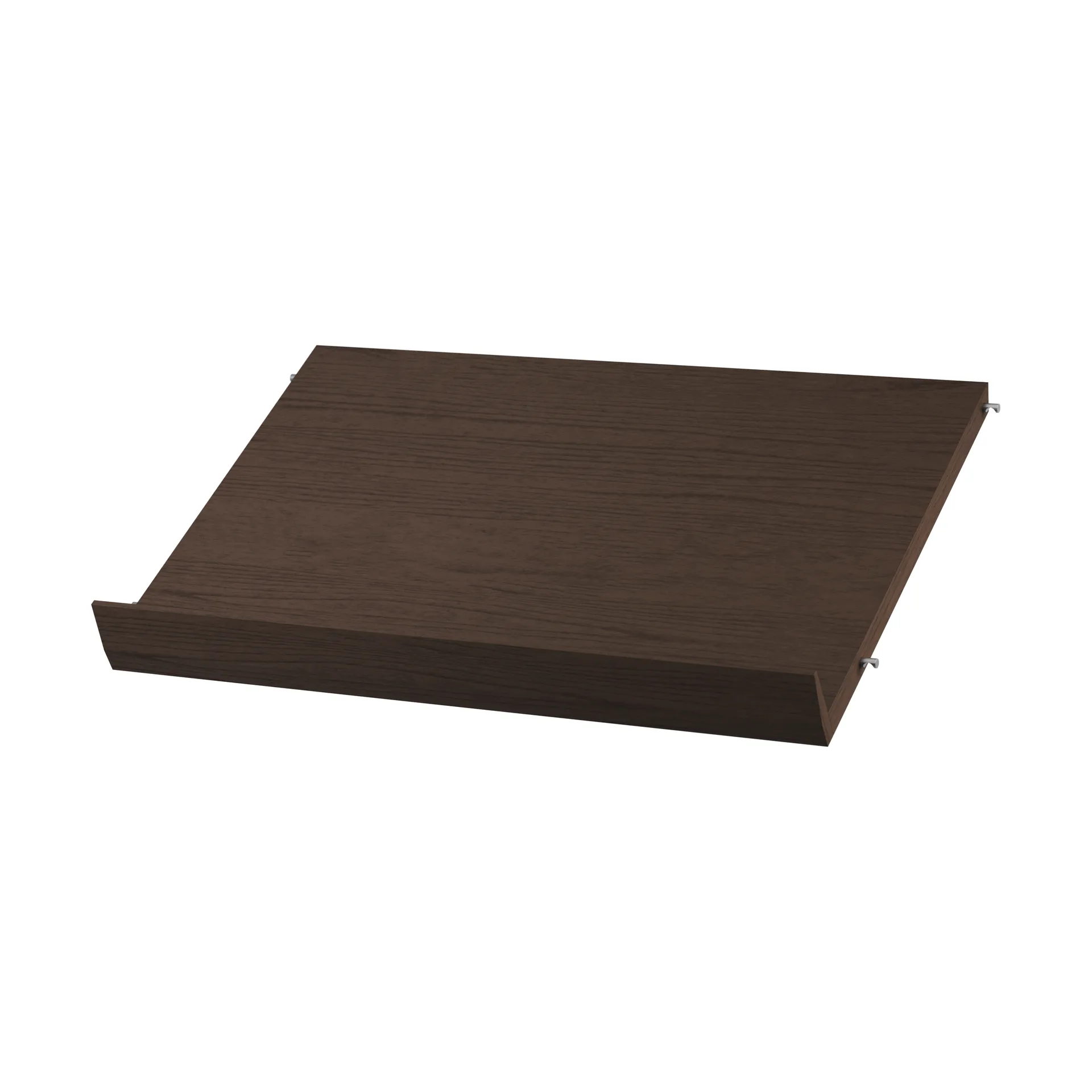 String magasinhylde træ, Mørk eg, 58x30 cm String