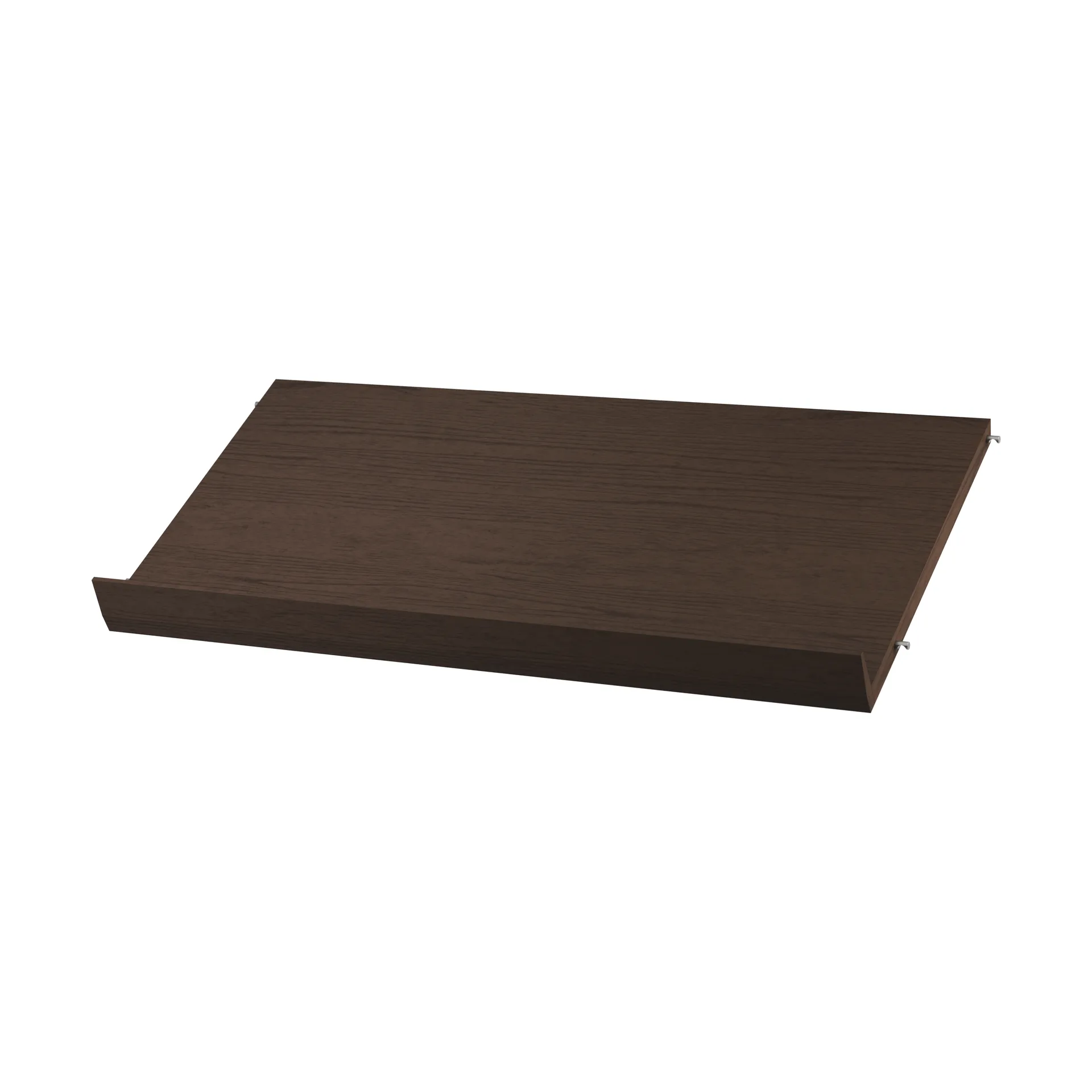 String magasinhylde træ, Mørk eg, 78x30 cm String