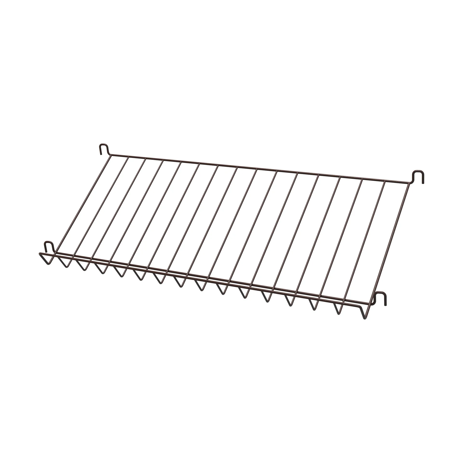 String magasinhylde tråd, Mørkebrun, 78x30 cm String