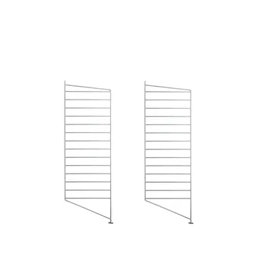 String Outdoor gulv gavle - galvaniseret, 85x30cm, 2-pak - String