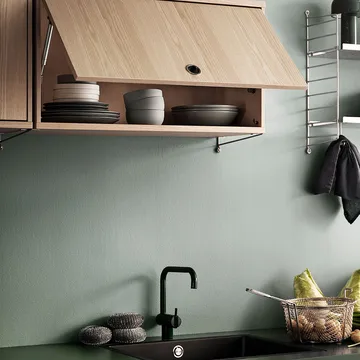 String overskab - Grå, 78x30 cm - String