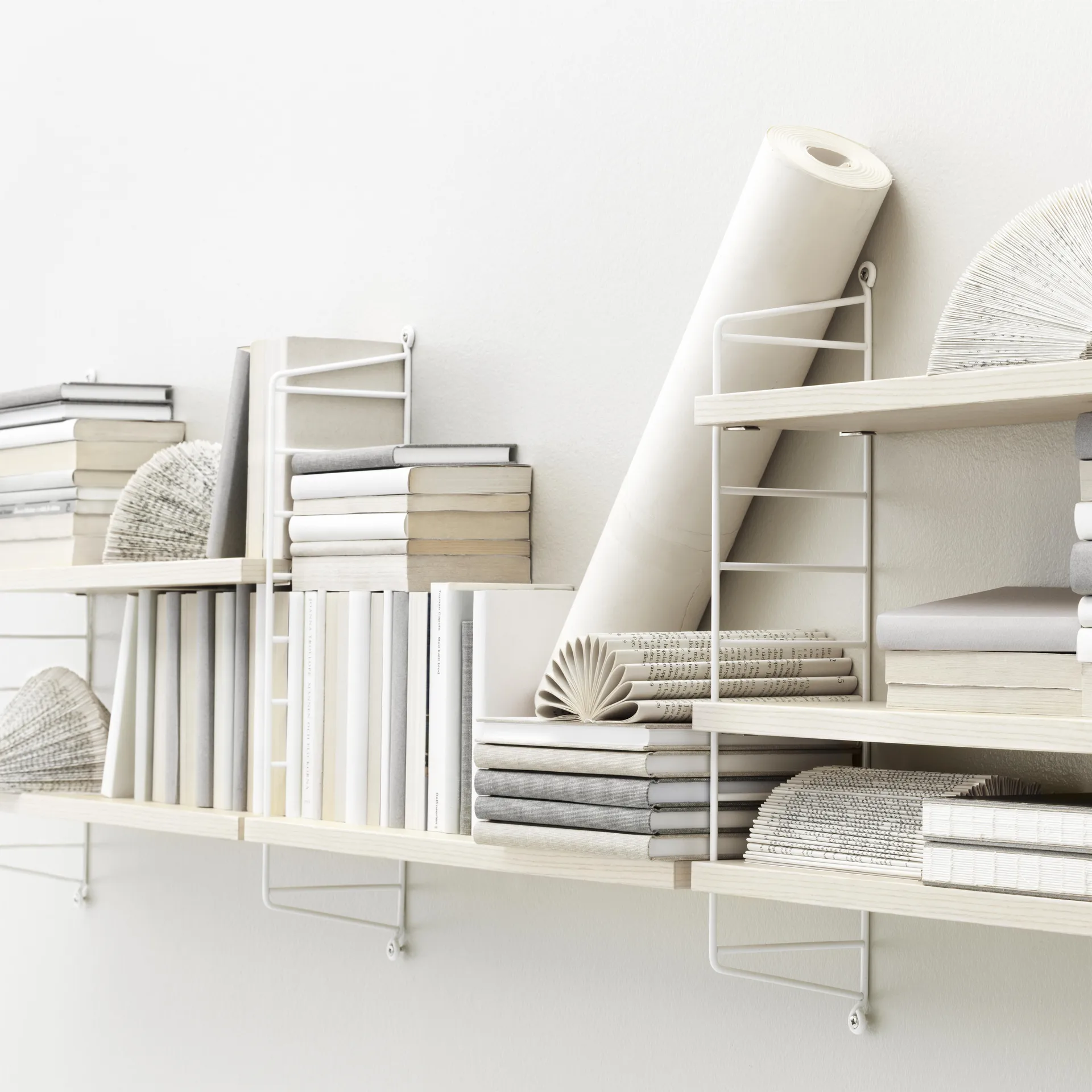 String Reol Pocket aske-hvid, ask-hvid String