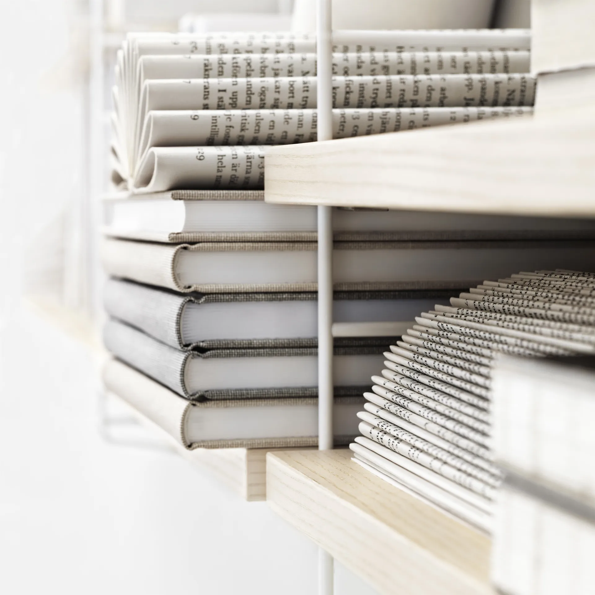 String Reol Pocket aske-hvid, ask-hvid String