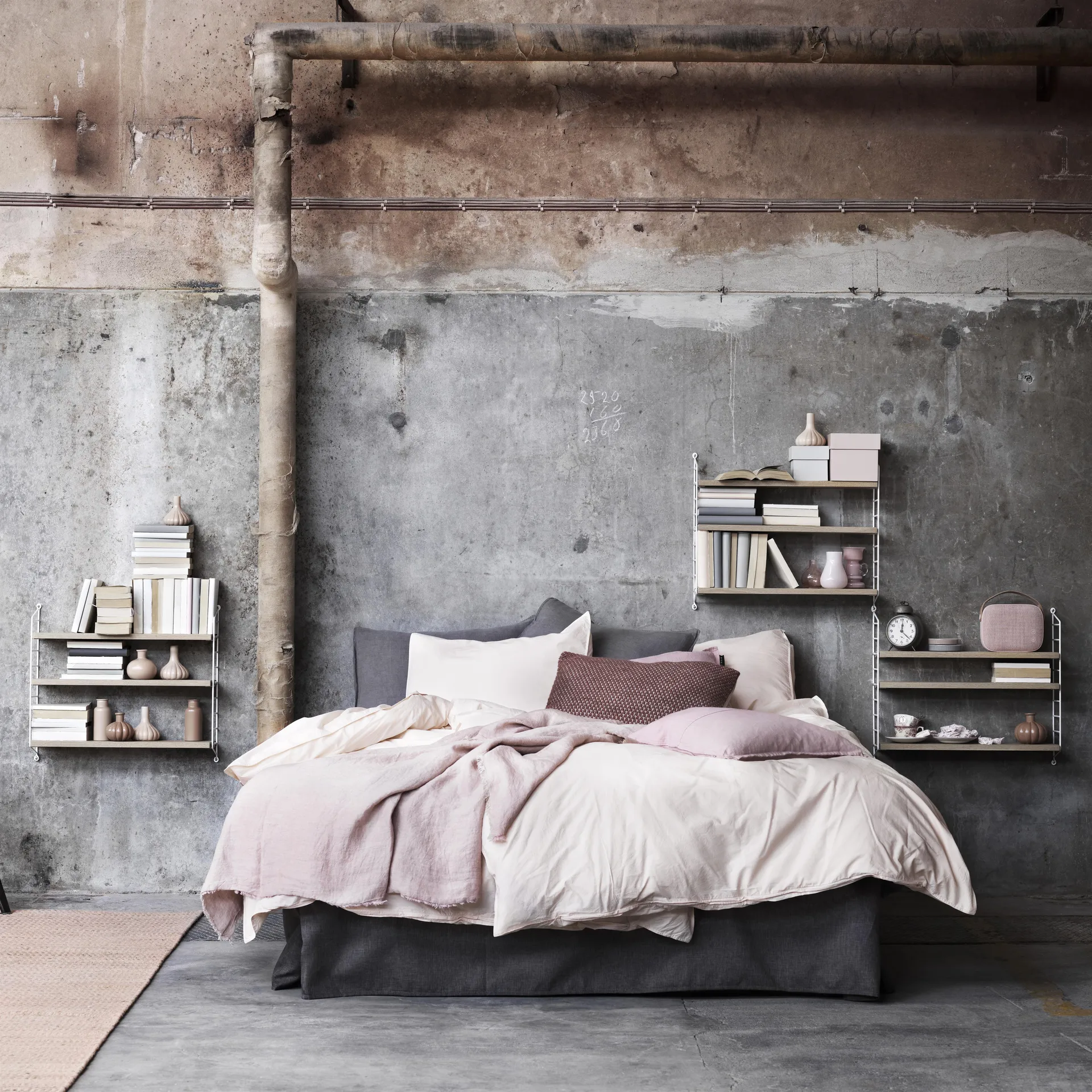 String Reol Pocket eg-hvid, eg-hvid String