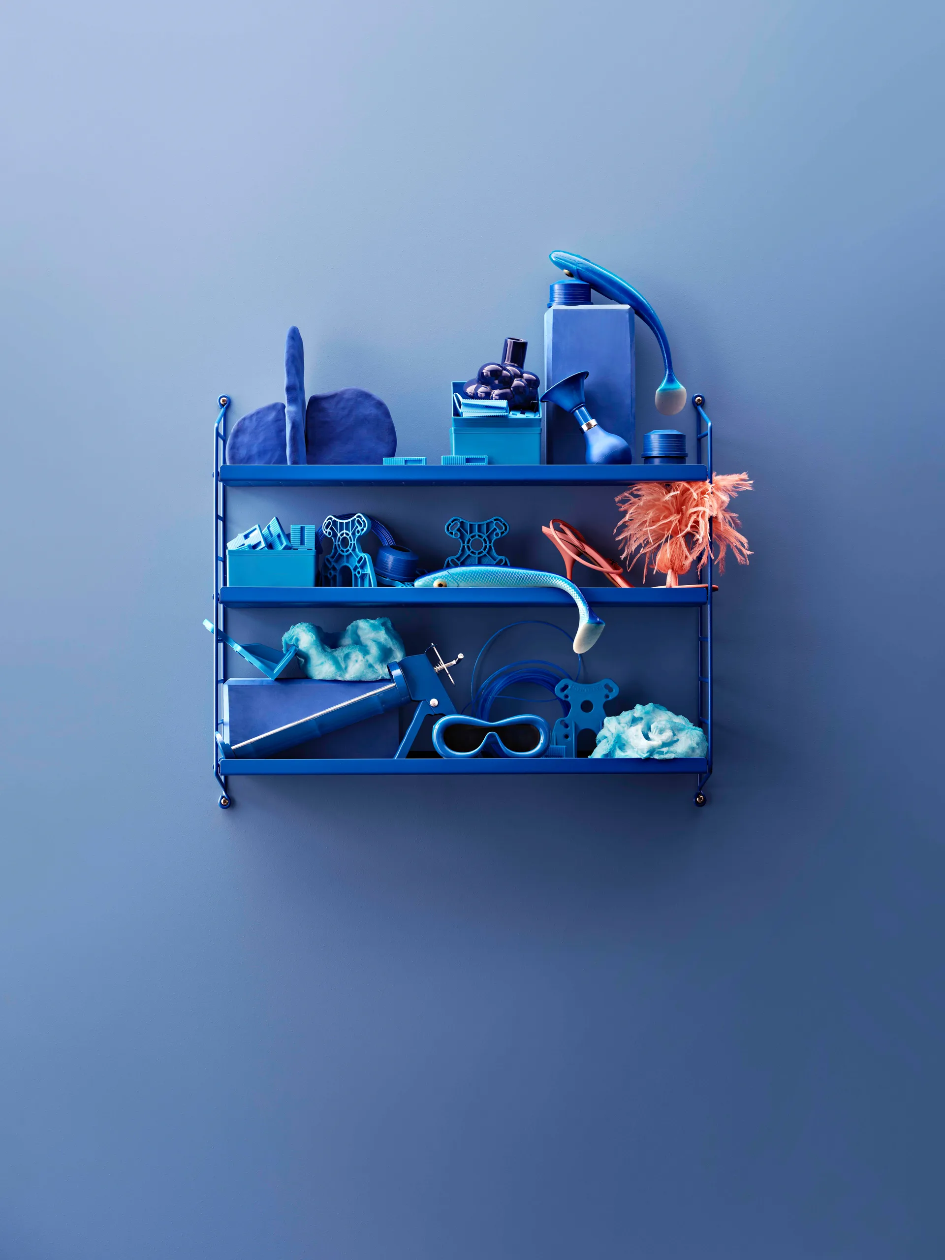 String Reol Pocket metal, Blå String