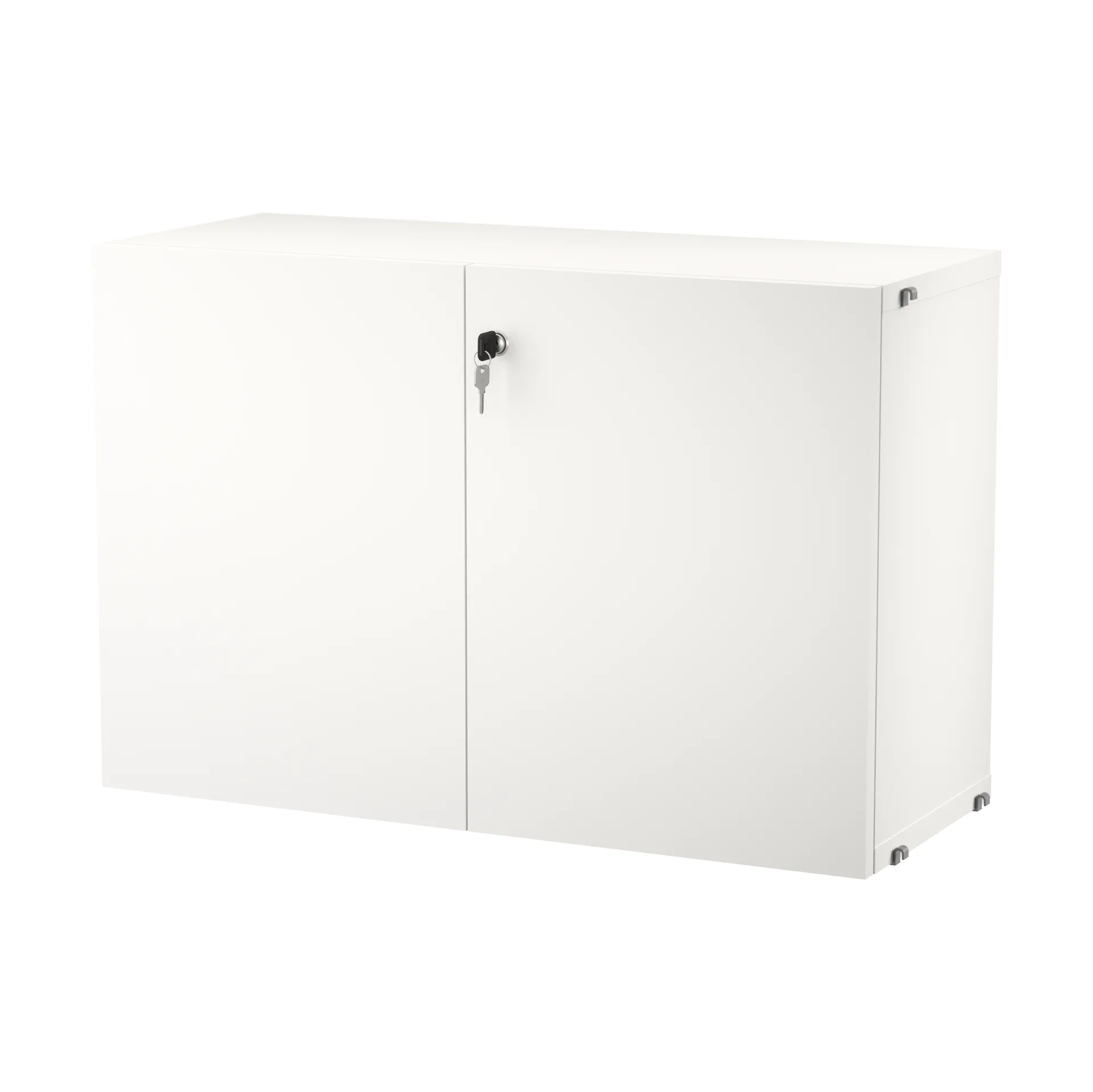 String skab med lås, Hvid String