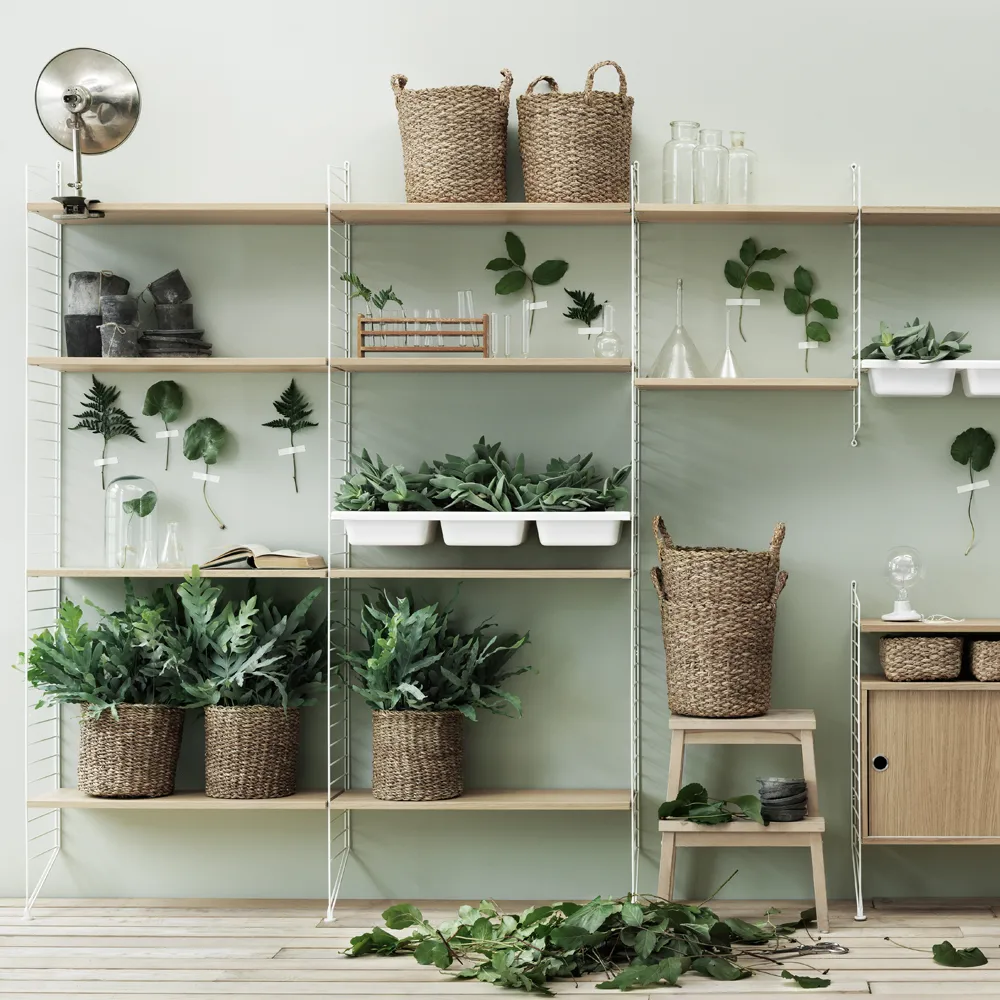 String skålhylde, Beige, 78x30 cm String