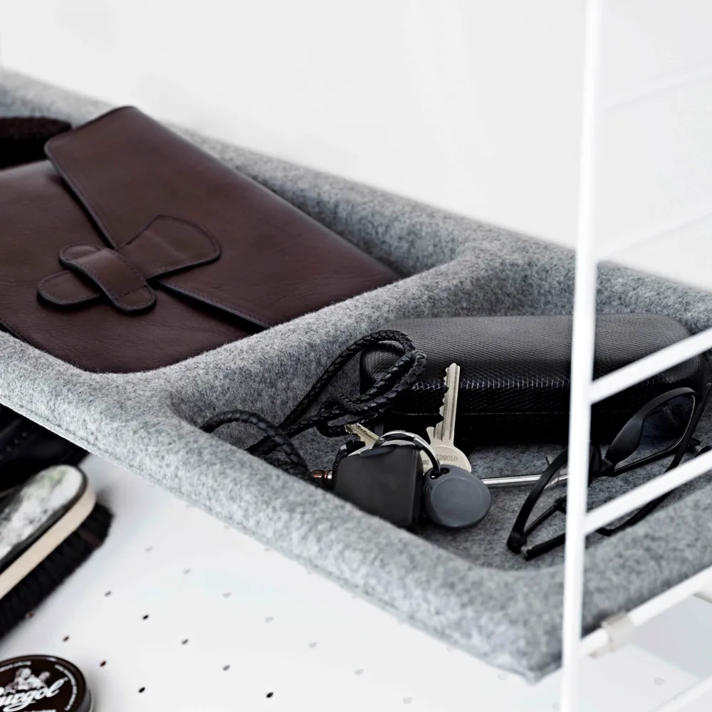 String skålhylde, Beige, 78x30 cm String