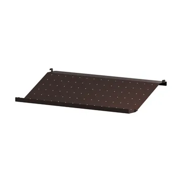 String skohylde metal - Mørkebrun, 58x30 cm - String