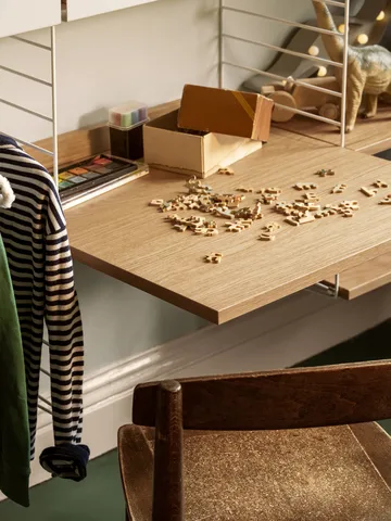 String skrivebordsplade - Eg, 58x58 cm - String