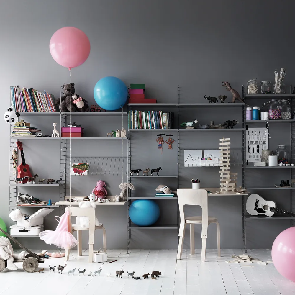 String skrivebordsplade, Hvid, 78x58 cm String