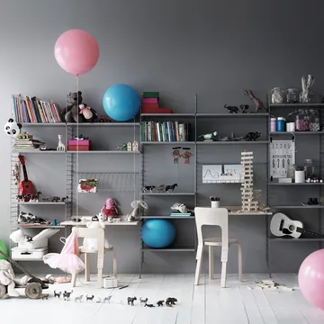 String skrivebordsplade - Hvid, 78x58 cm - String