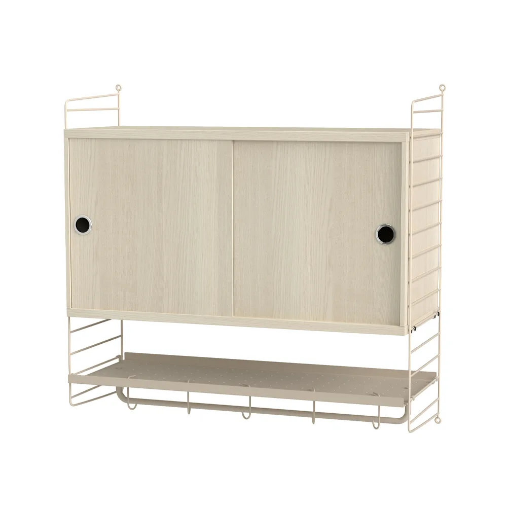 String soveærelse ask & beige - Kombination F,  String