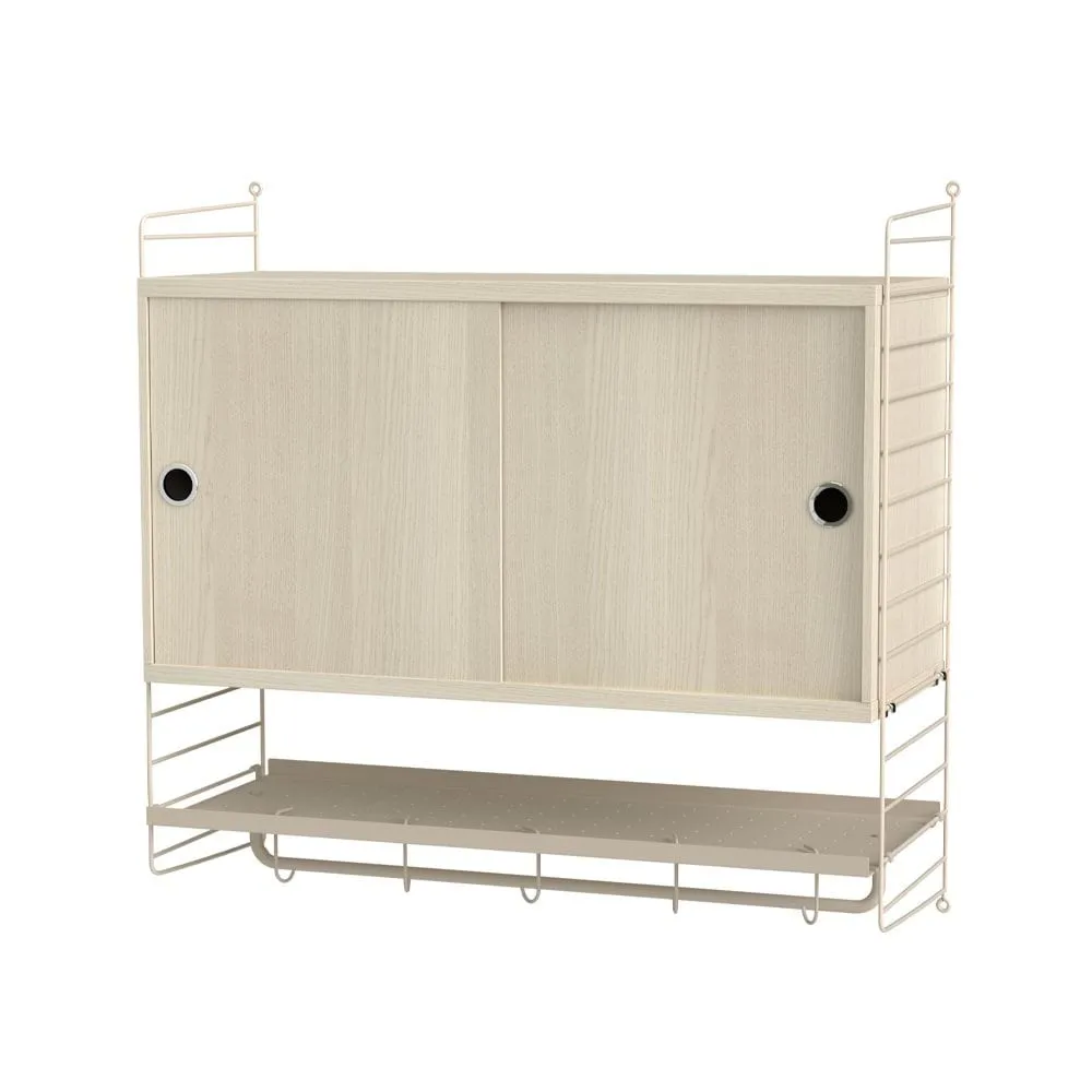 String soveærelse ask & beige - Kombination F String