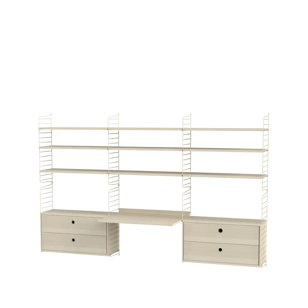 String String soveærelse ask & beige - Kombination F