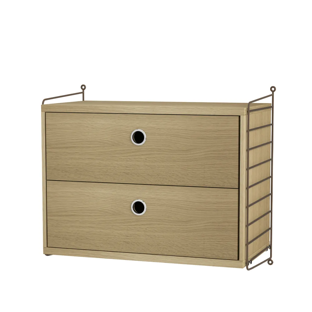 String soveærelse eg & brun - Kombination A String