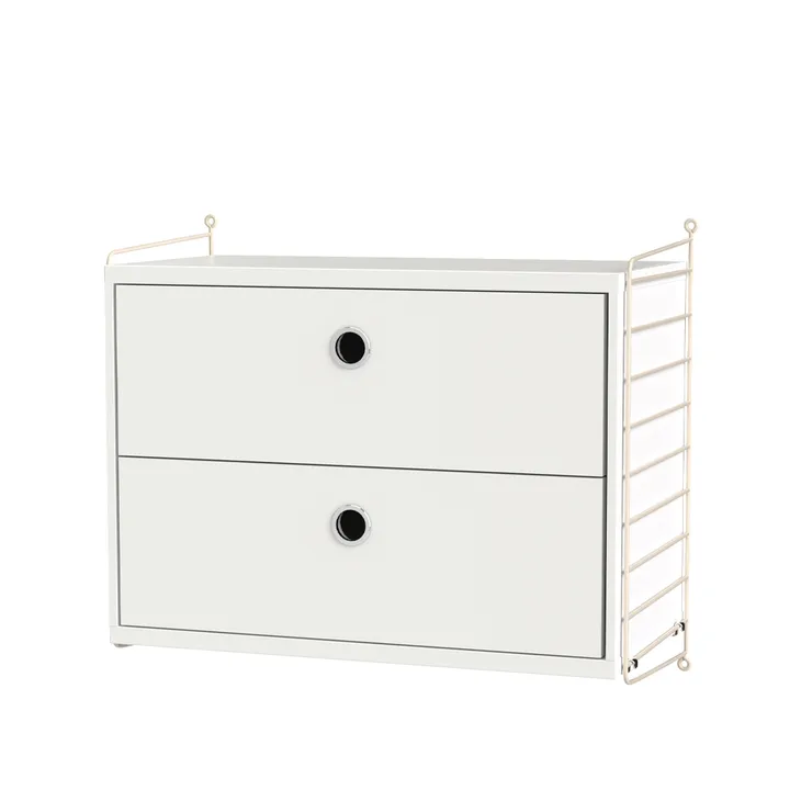 String soveærelse hvid & beige - Kombination A - String