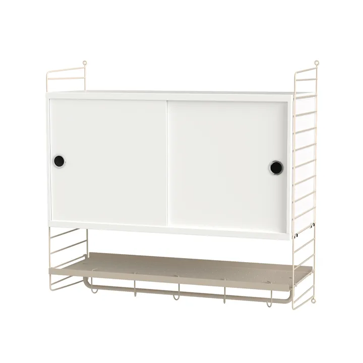 String soveærelse hvid & beige - Kombination F - String