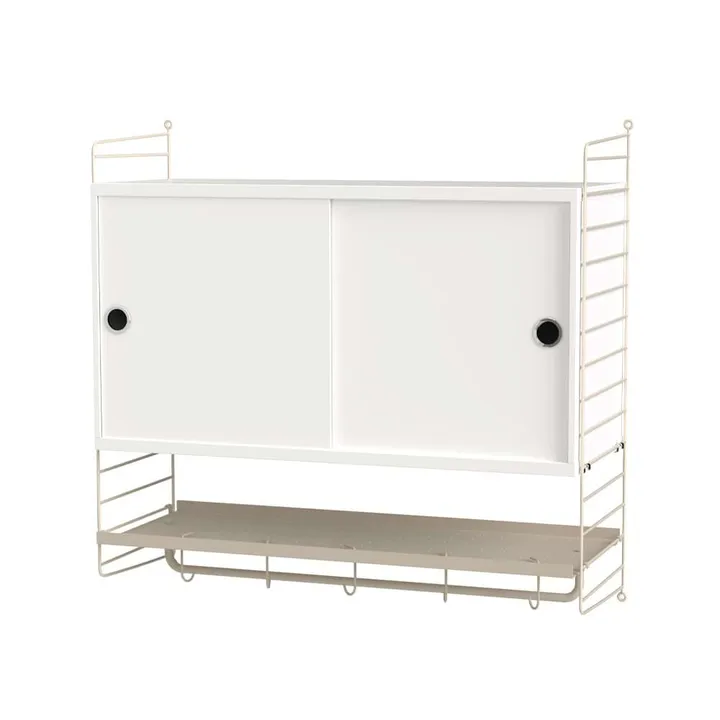 String soveærelse hvid & beige - Kombination F - String