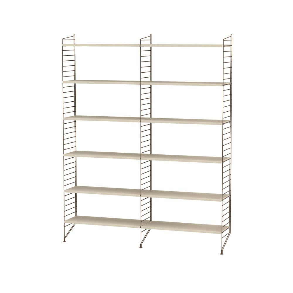 String stue ask & brun - Kombination A | Skandinavisk Design | Beige