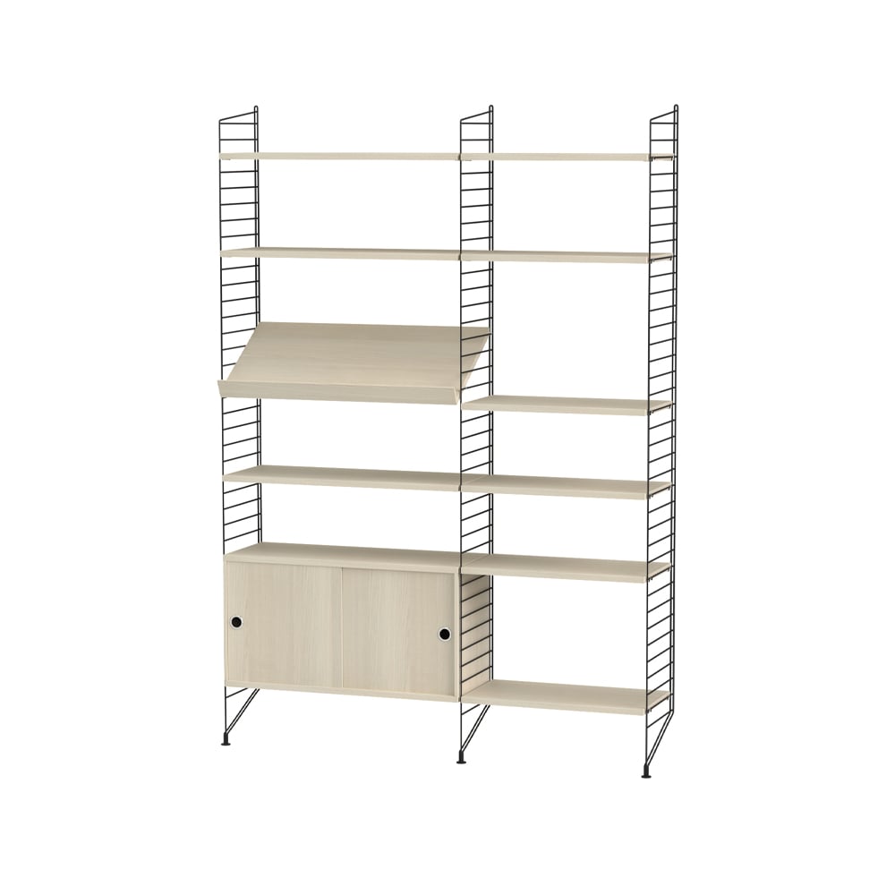 String stue ask & sort - Kombination H | Skandinavisk Design | Beige