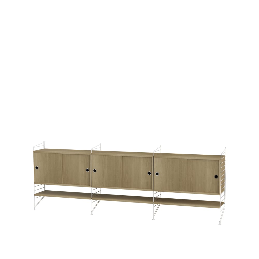 String stue eg & hvid - Kombination F | Skandinavisk Design | Beige