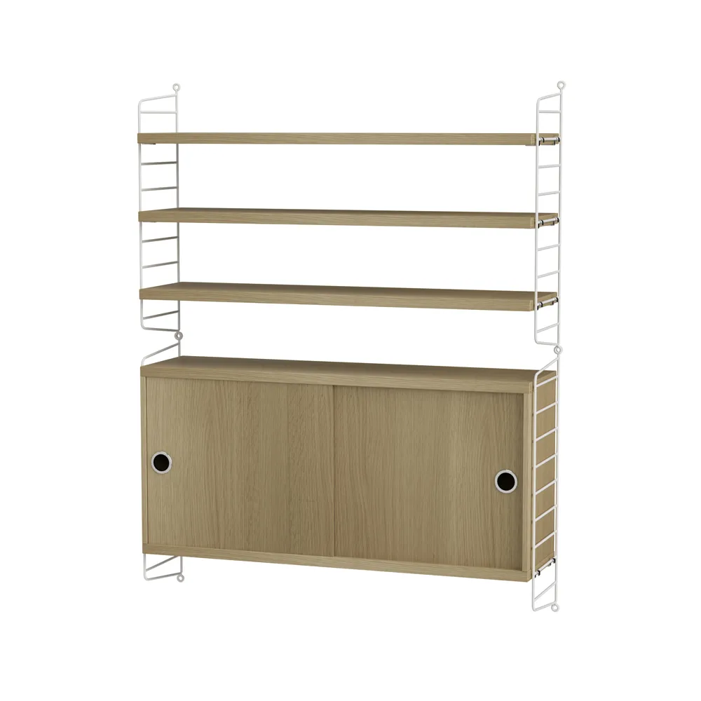 String stue eg & hvid - Kombination I,  String