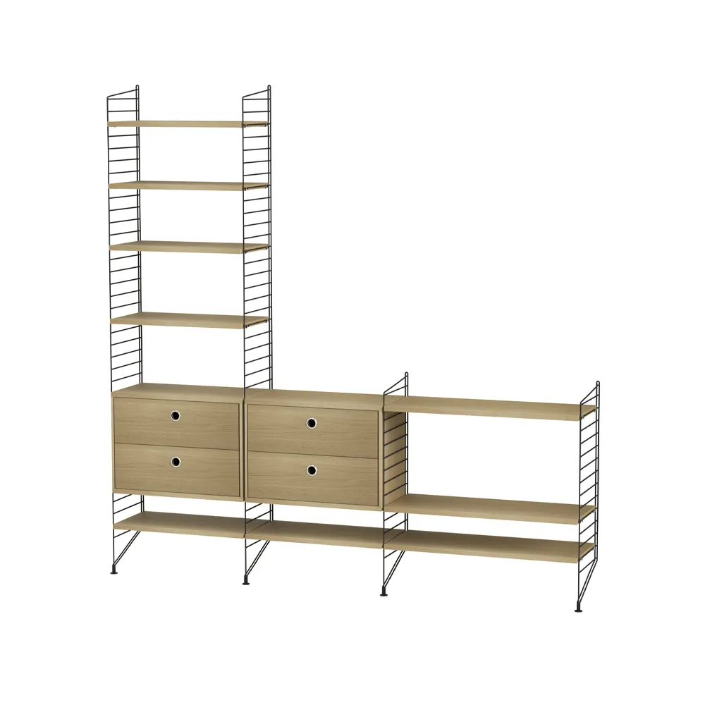 String stue eg & sort - Kombination J String