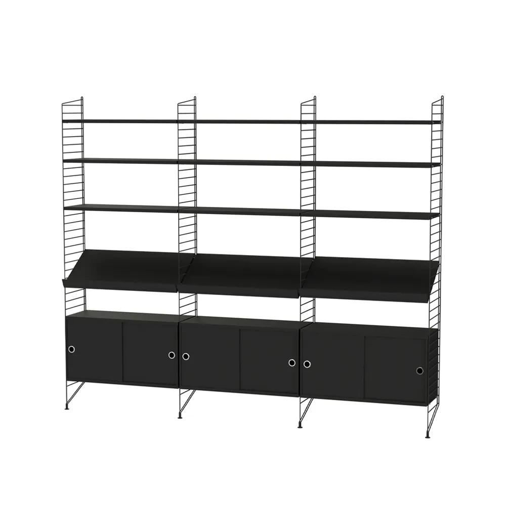 String stue sort - Kombination G String