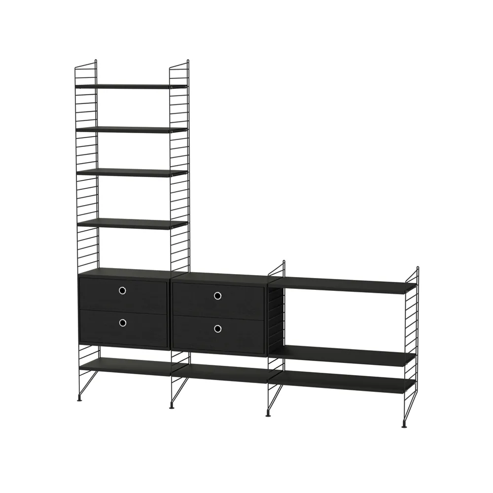 String stue sort - Kombination J String