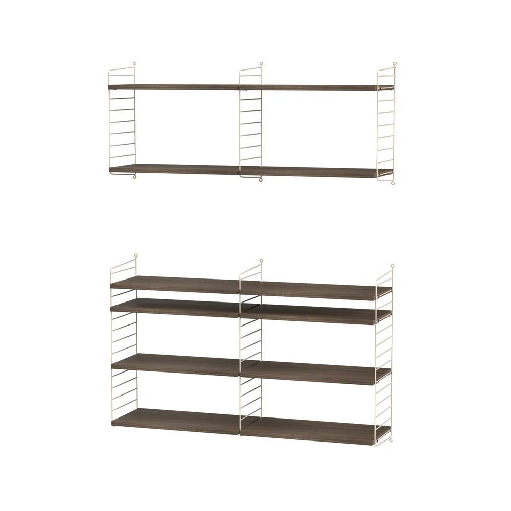 String stue valnød & beige - Kombination N String