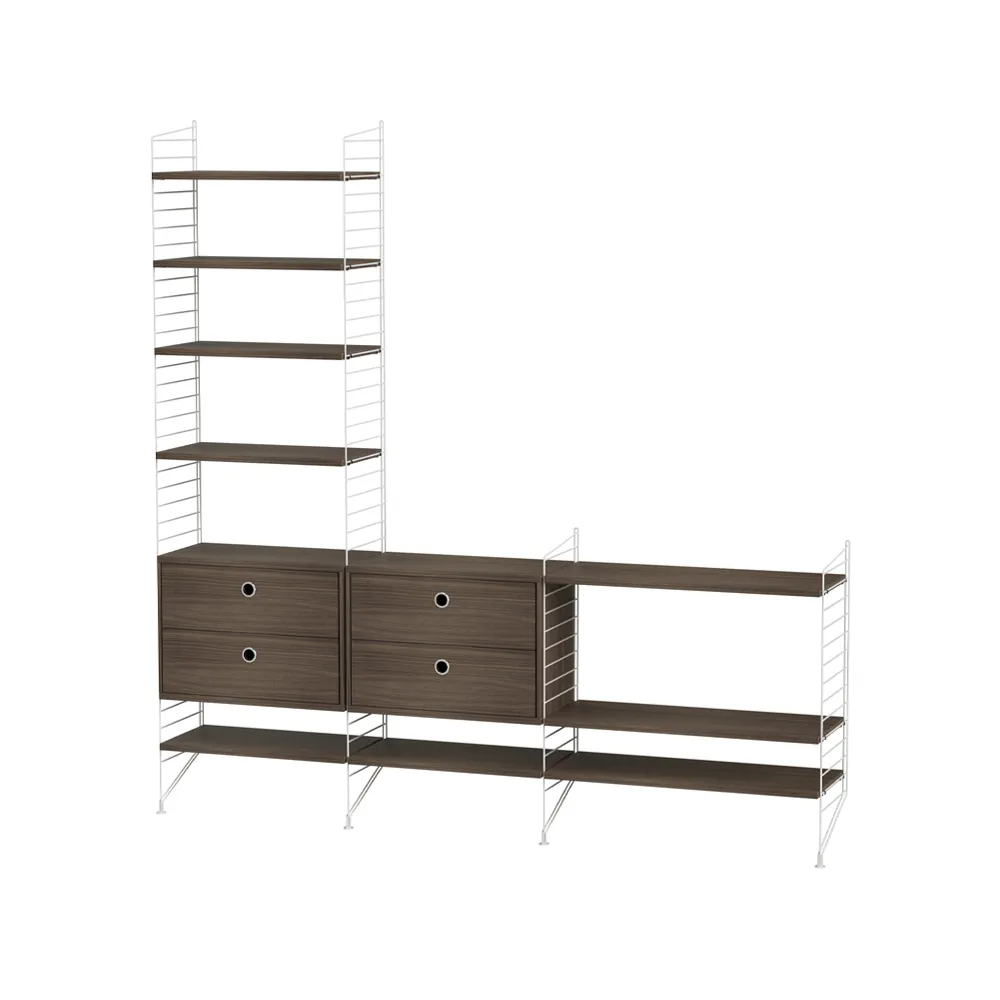 String stue valnød & hvid - Kombination J String