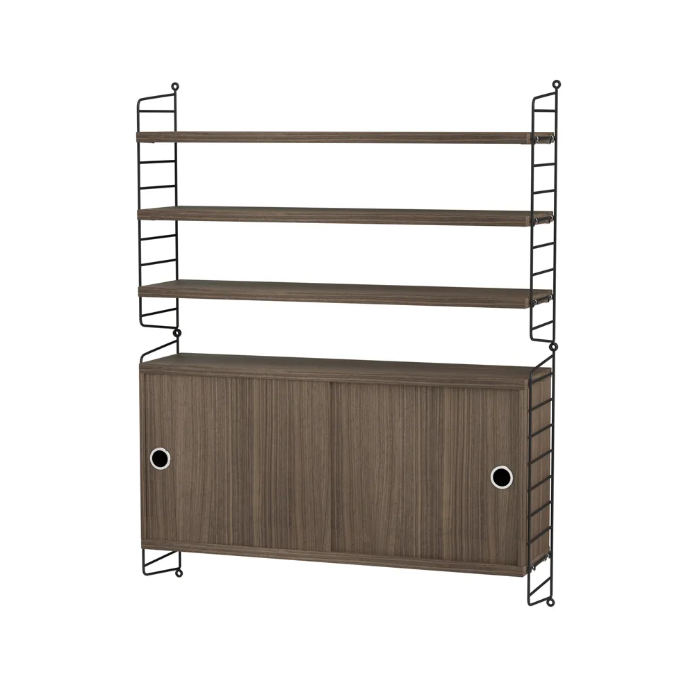 String stue valnød & sort - Kombination I String